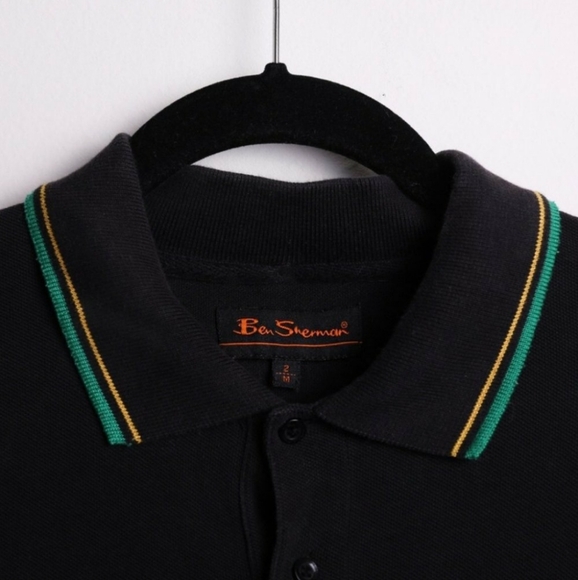OG BEN SHERMAN Signature Knit Polo Top - Picture 4 of 4